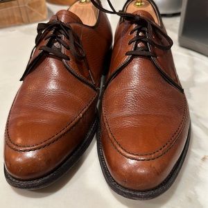 Wright Arch Preservers Pebbled Brown Leather shoes USA made 9.5